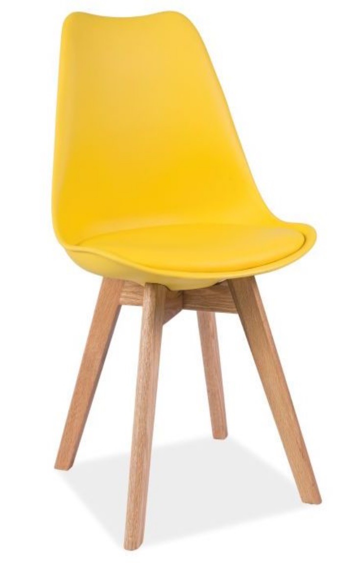 krzesło kuchenne, krzesła, krzesła nowoczesne, krzesła do jadalni, drewniany, żółty